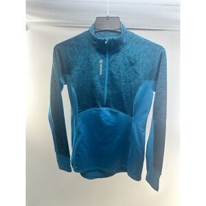 Reebok Running‎ Speedwick  L/S Workout Pullover Shirt Quarter Zip M